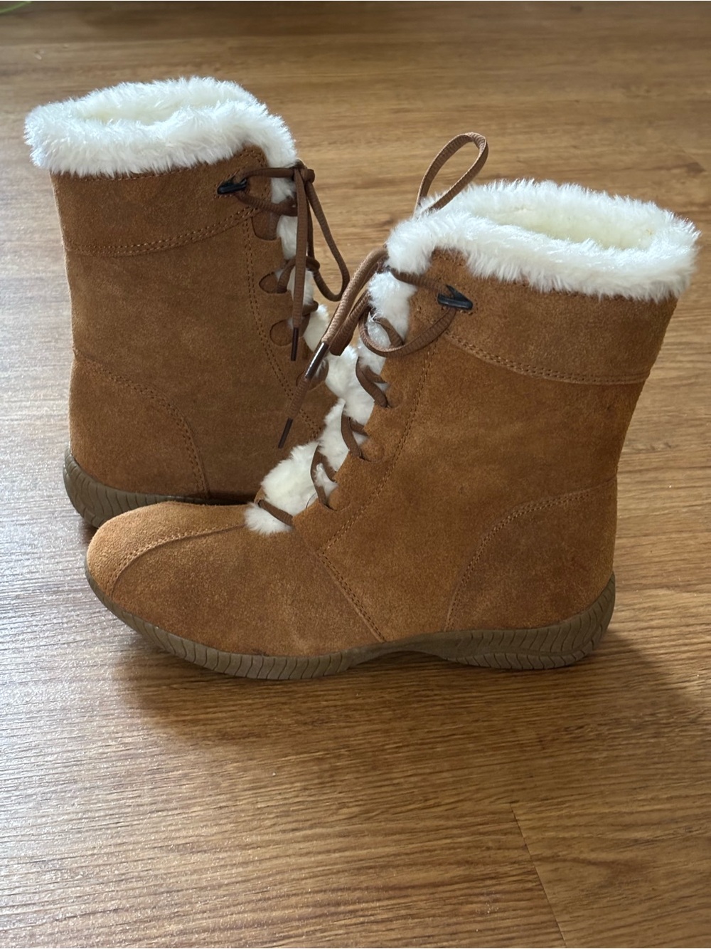 NWOT Style & Co Chestnut Lace -Up Boots